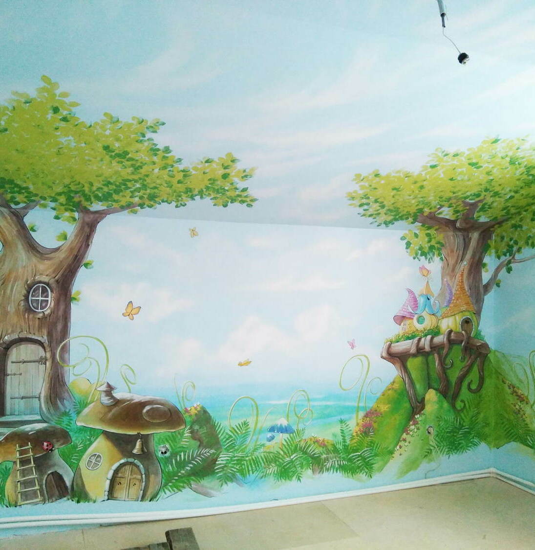 Wall art mural in the children's room Perth